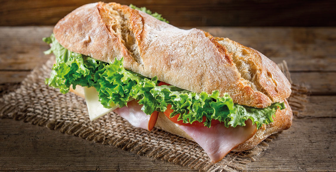 Schinken-Käse Sandwich in den Rubenbauer Genusswelten